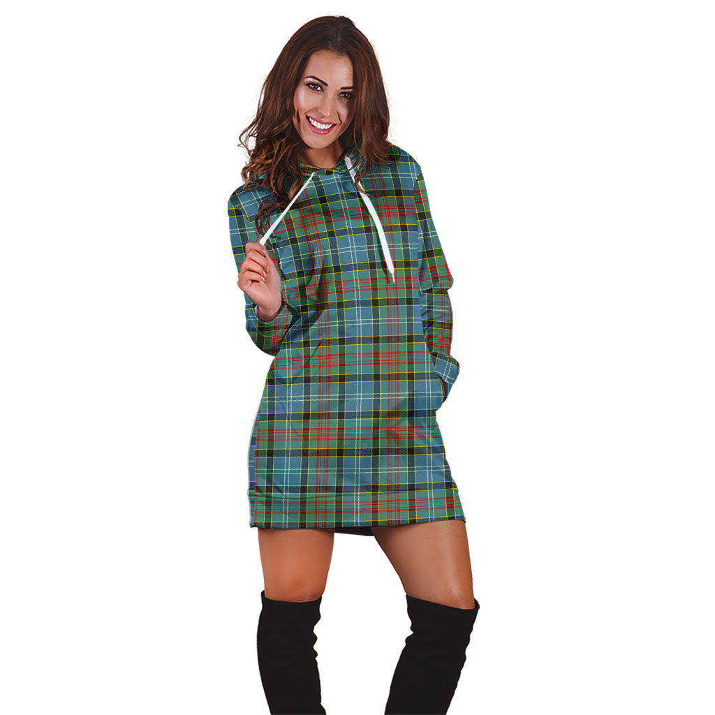 Paisley Tartan Hoodie Dress - Tartan Vibes Clothing