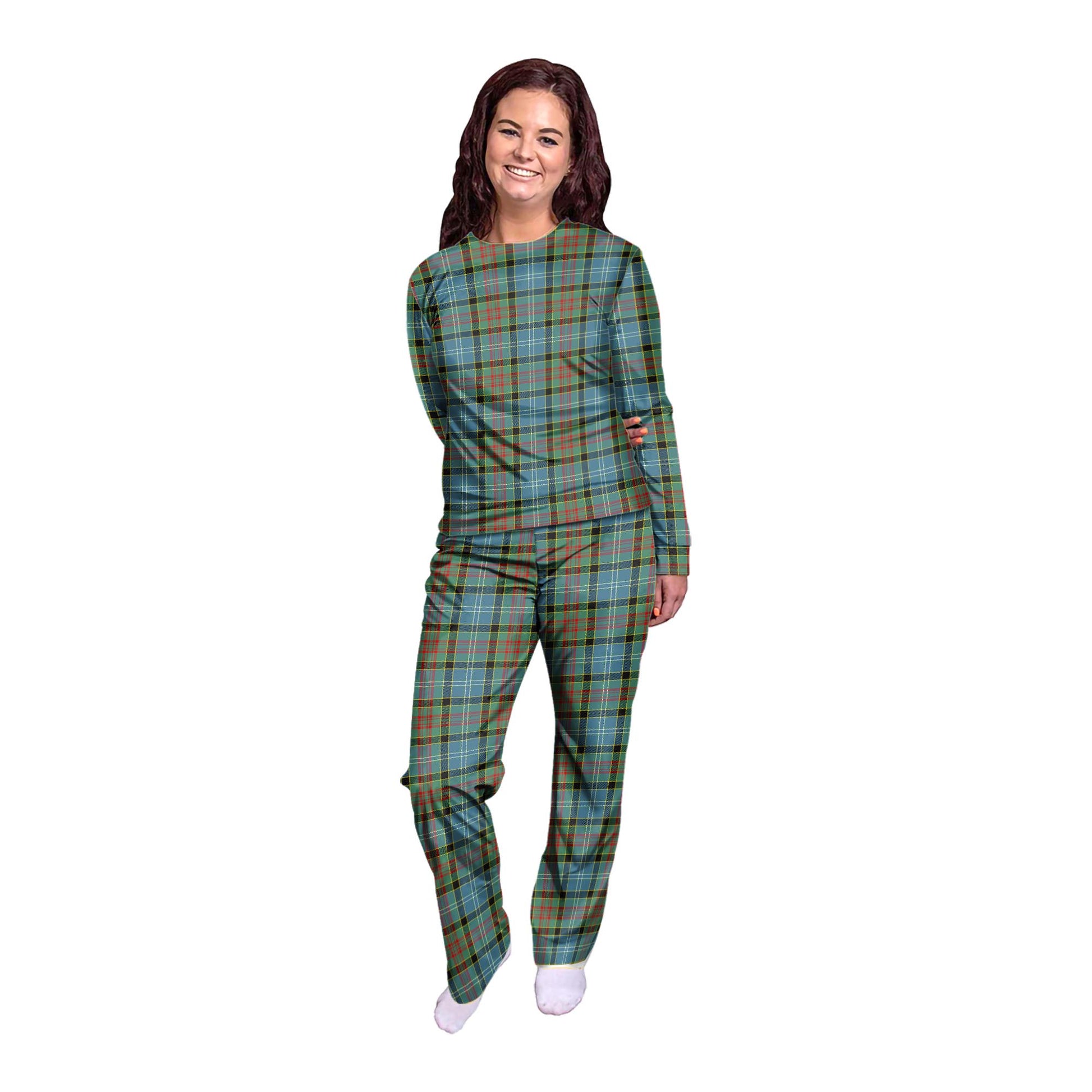 Paisley Tartan Pajamas Family Set - Tartan Vibes Clothing