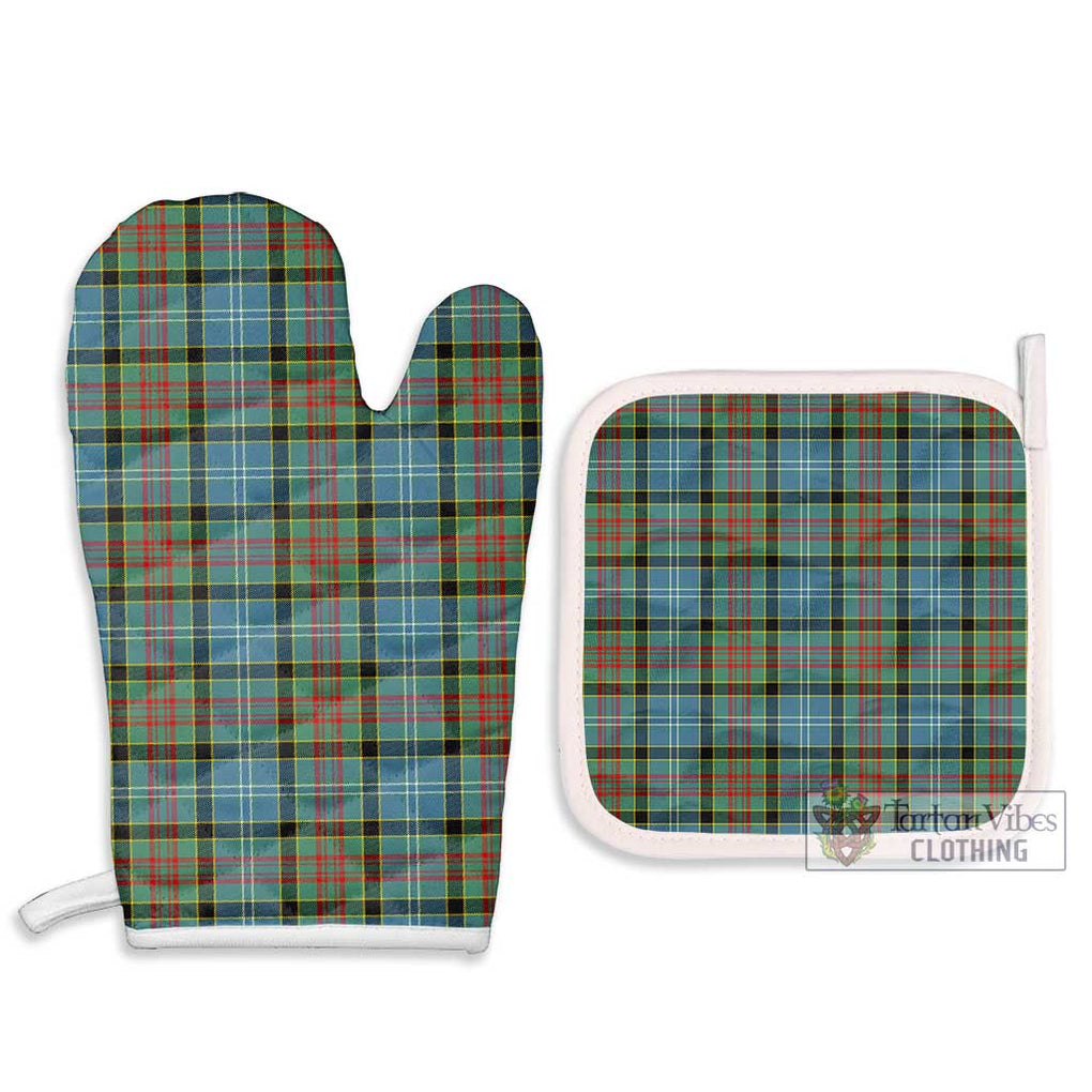 Paisley Tartan Combo Oven Mitt & Pot-Holder - Tartan Vibes Clothing