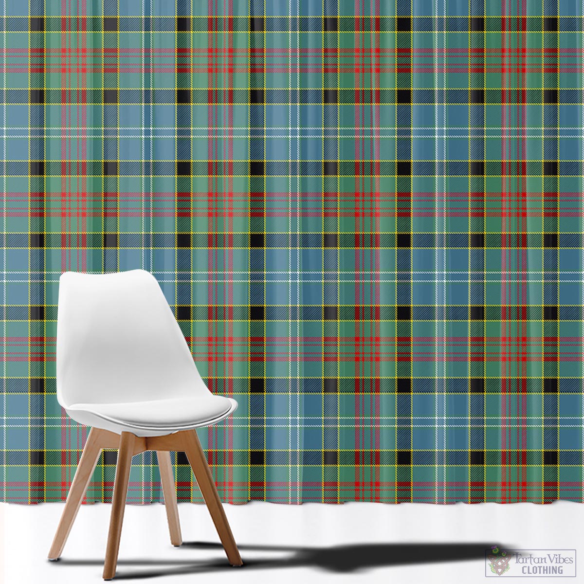 Paisley Tartan Window Curtain - Tartan Vibes Clothing