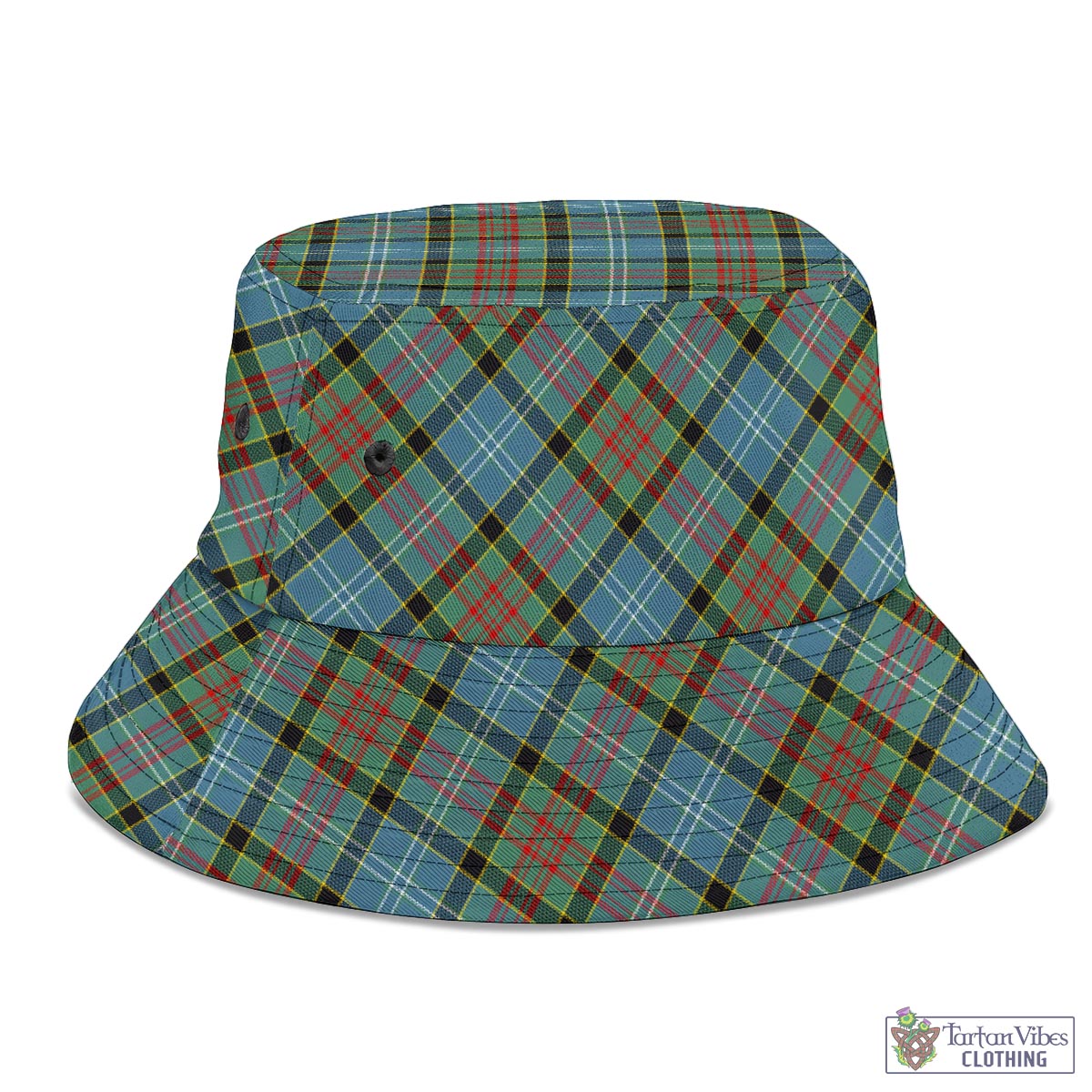 Tartan Vibes Clothing Paisley Tartan Bucket Hat