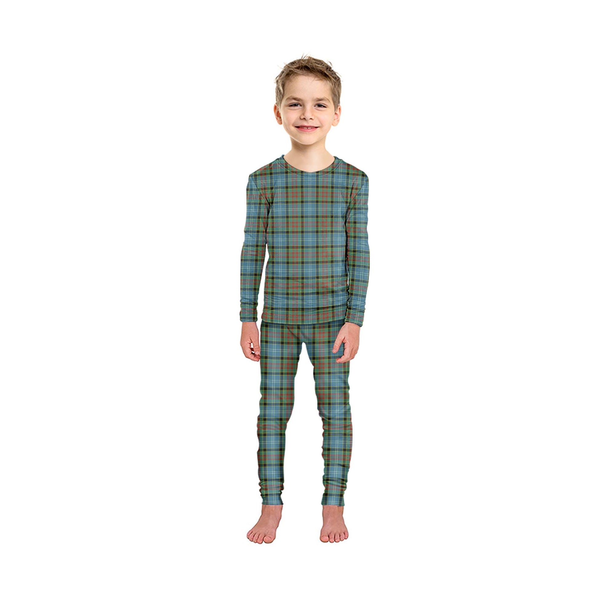 Paisley Tartan Pajamas Family Set - Tartan Vibes Clothing