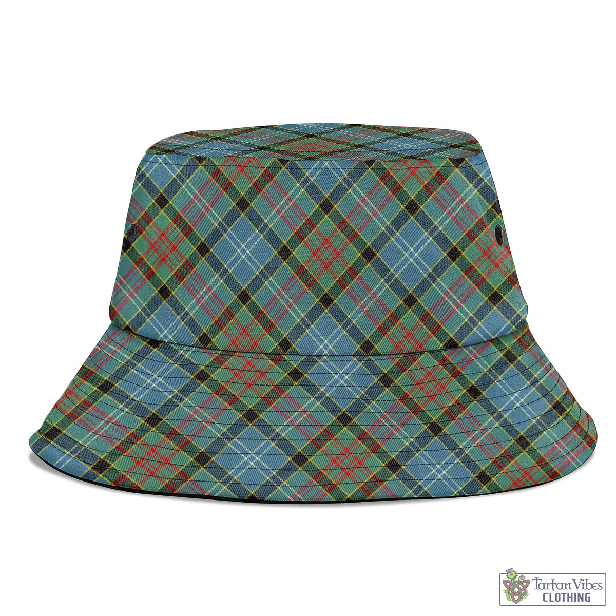 Tartan Vibes Clothing Paisley Tartan Bucket Hat