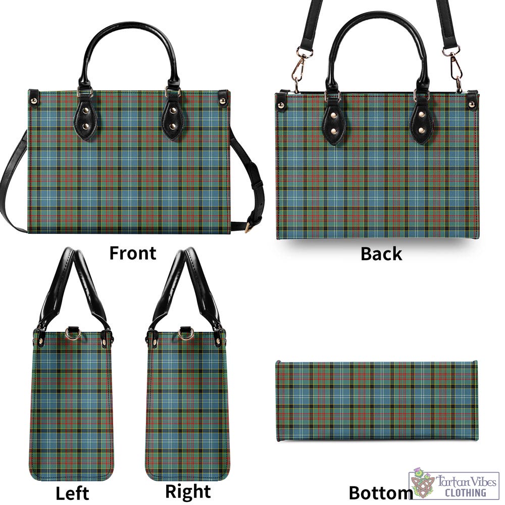 Tartan Vibes Clothing Paisley Tartan Luxury Leather Handbags