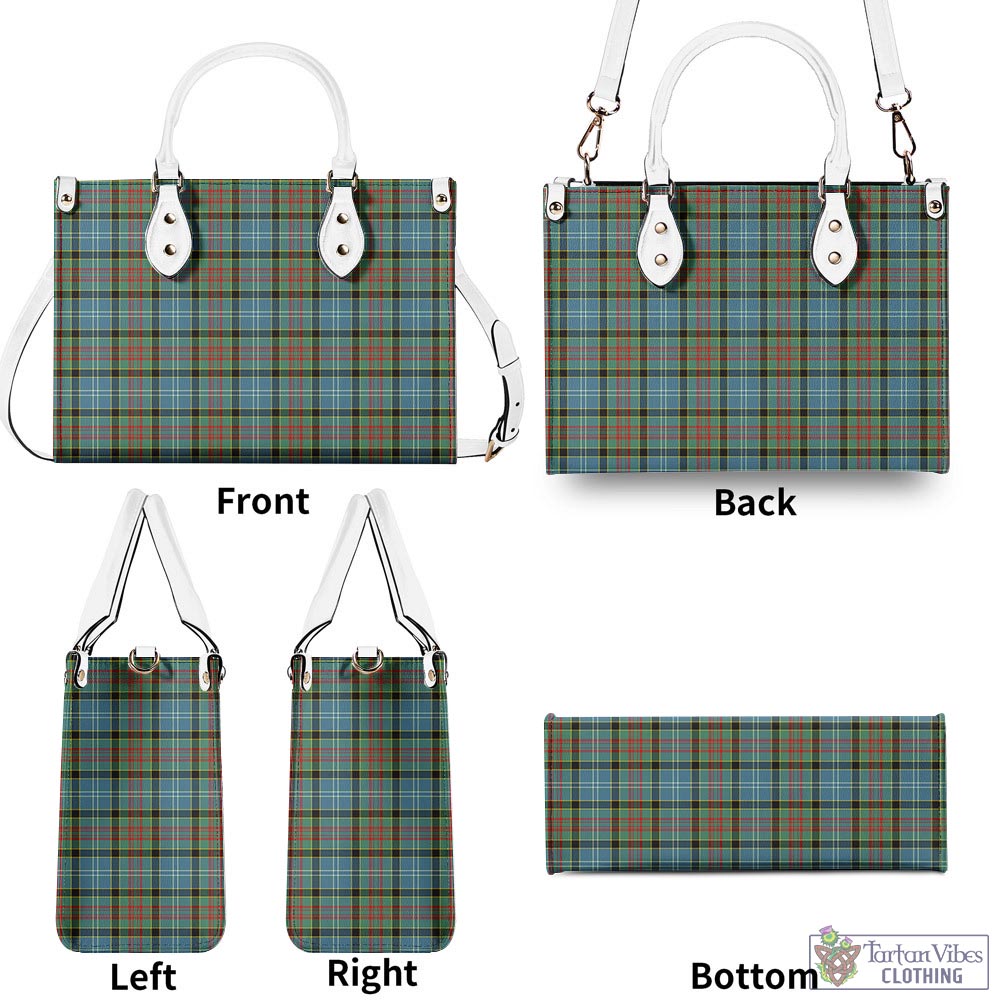 Tartan Vibes Clothing Paisley Tartan Luxury Leather Handbags