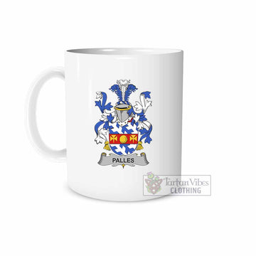 Palles Irish Clan Coat of Arms Ceramic Mug