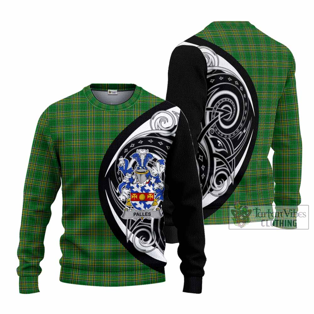 Palles Irish Clan Knitted Sweater Celtic Circle Style - Tartan Vibes Clothing