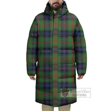 Park Tartan Long Down Jacket