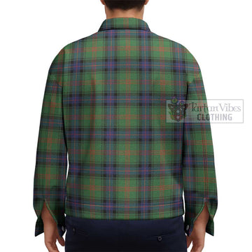 Park Tartan Unisex Lapel Cotton Jacket