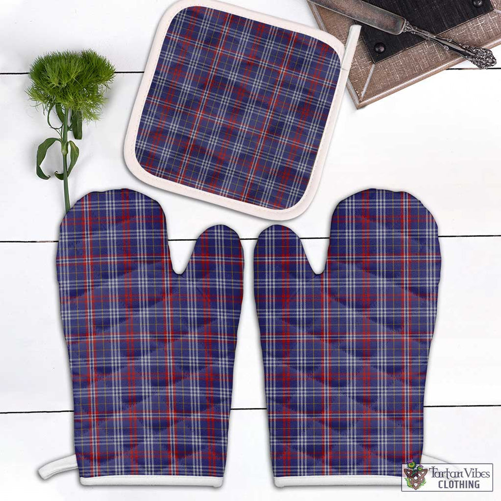 Parker Tartan Combo Oven Mitt & Pot-Holder Combo 1 Oven Mitt & 1 Pot-Holder White - Tartan Vibes Clothing