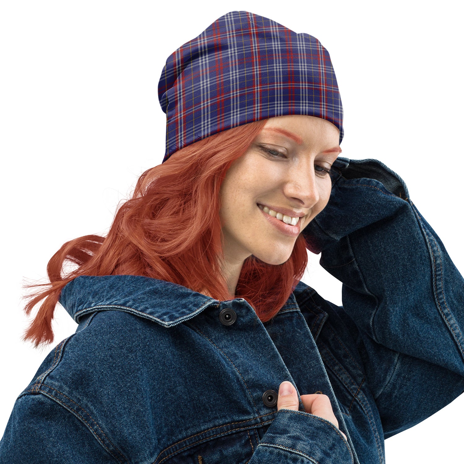 Parker Tartan Beanies Hat One Size 10.5*10.2 inches - Tartan Vibes Clothing