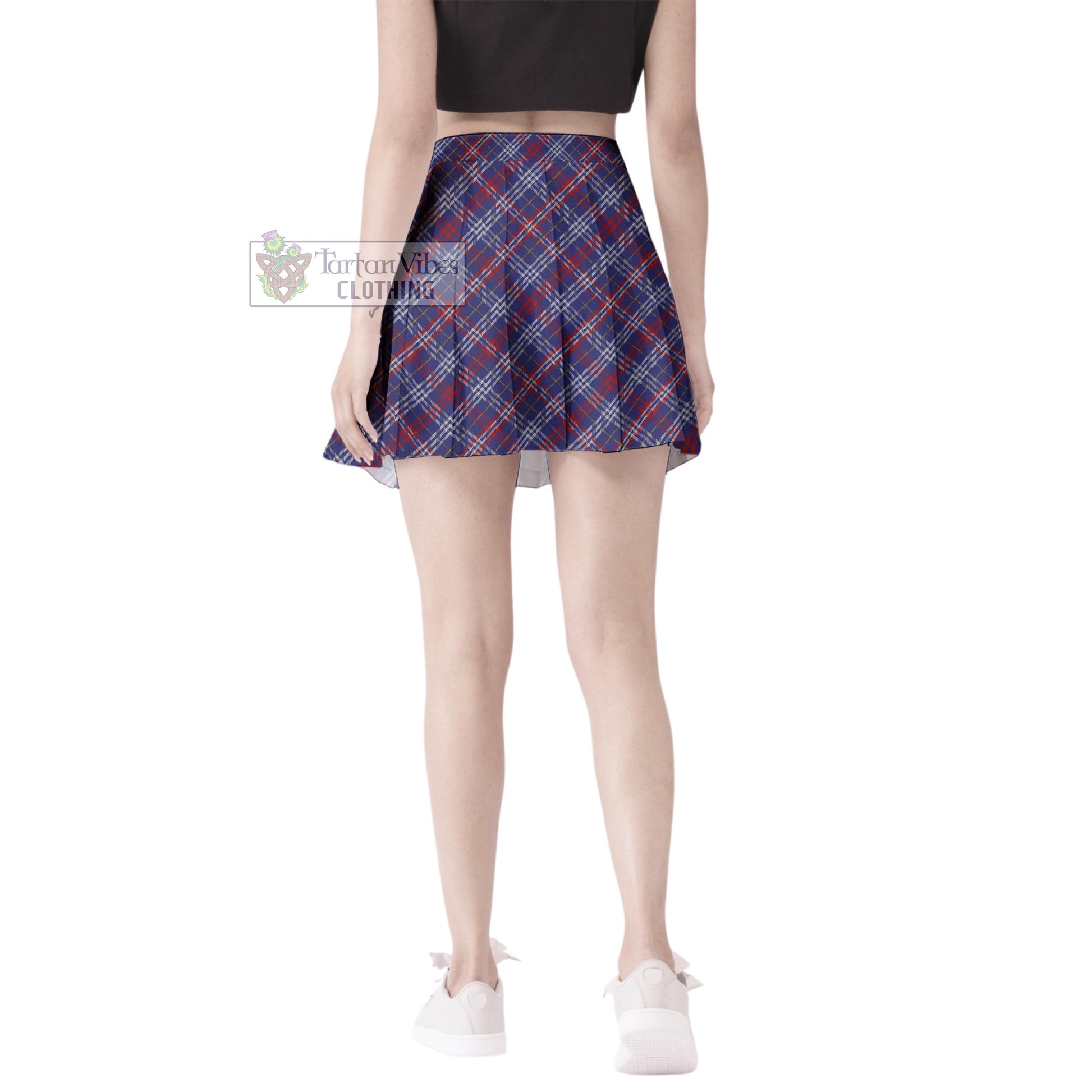 Tartan Vibes Clothing Parker Tartan Women's Plated Mini Skirt