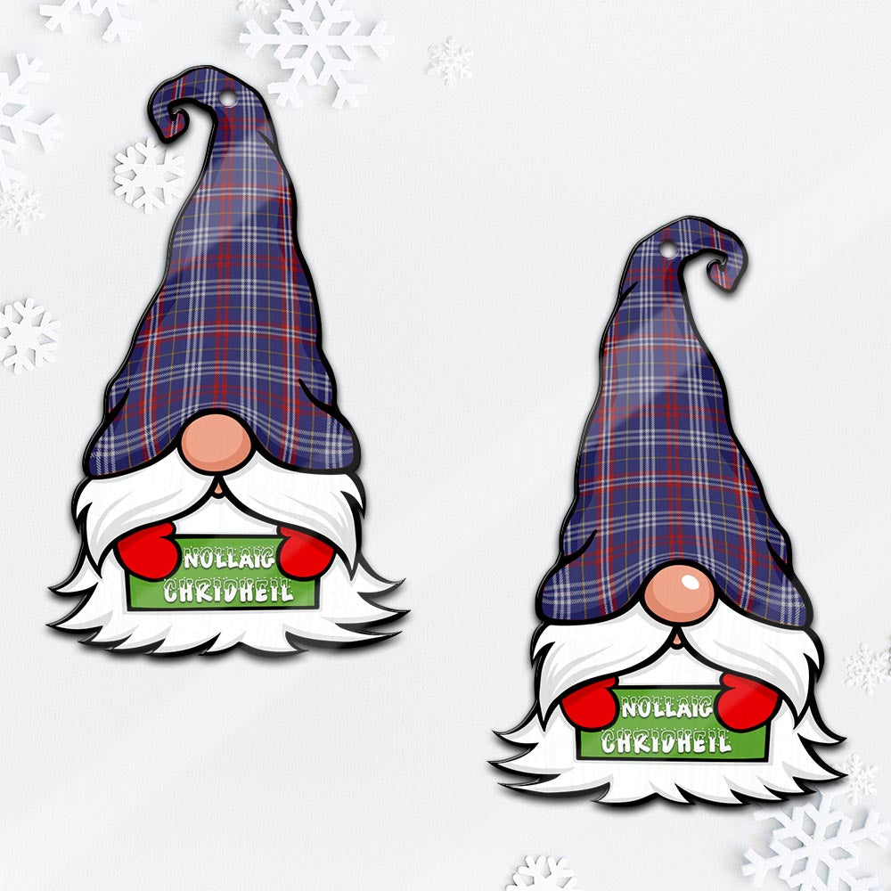 Parker Gnome Christmas Ornament with His Tartan Christmas Hat - Tartan Vibes Clothing