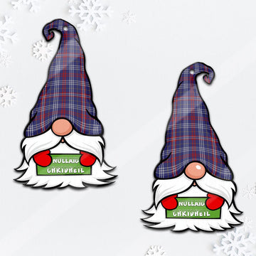 Parker Gnome Christmas Ornament with His Tartan Christmas Hat