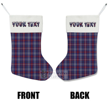 Parker Tartan Christmas Stocking with Personalized Text