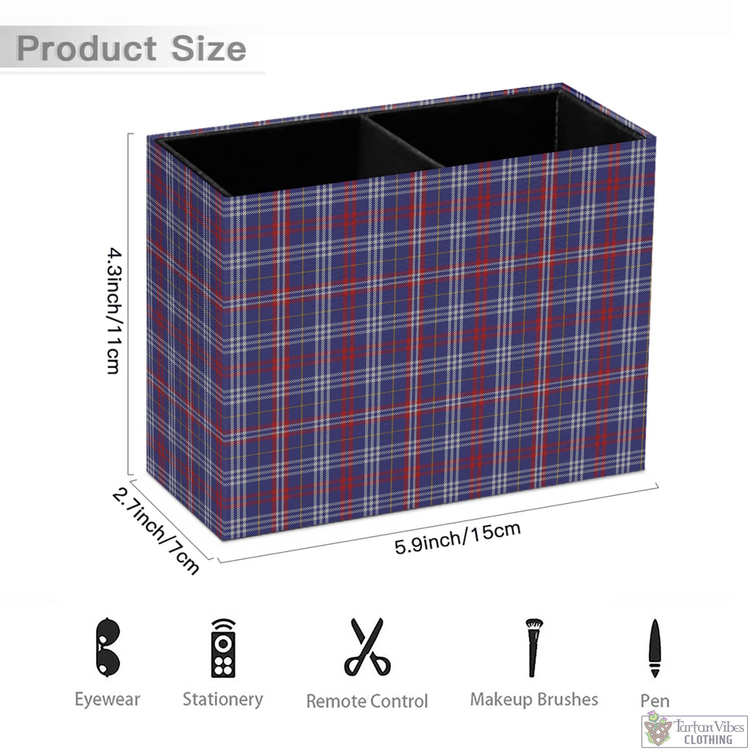 Tartan Vibes Clothing Parker Tartan Pen Holder