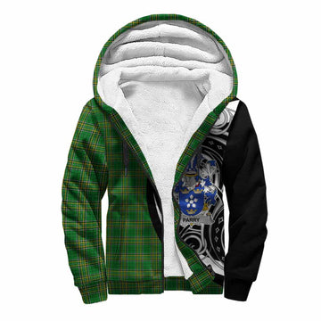 Parry Irish Clan Sherpa Hoodie Celtic Circle Style Unisex S - Tartan Vibes Clothing