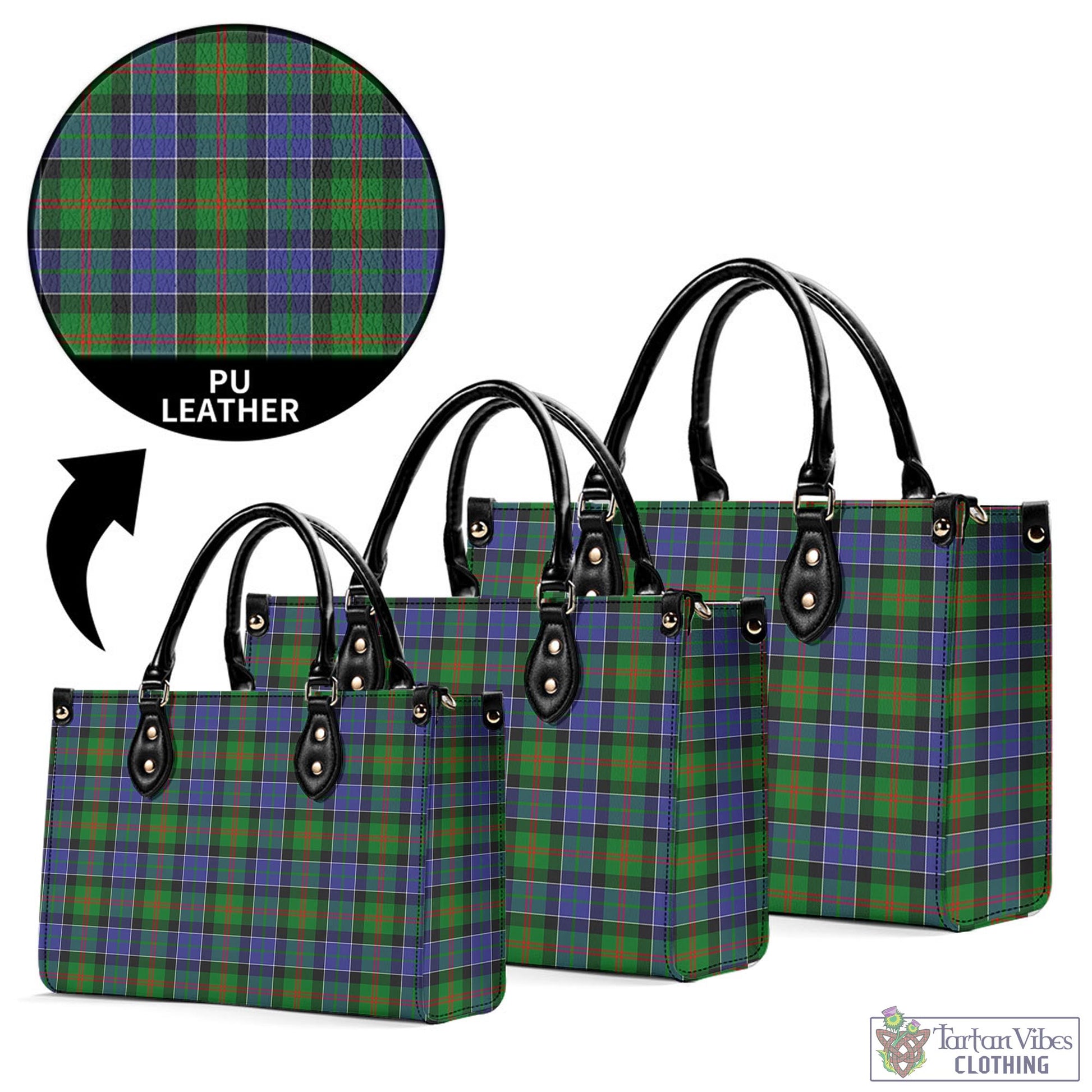 Tartan Vibes Clothing Paterson Tartan Luxury Leather Handbags