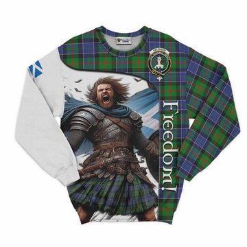 Paterson Crest Tartan Sweatshirt Inspired by the Freedom of Scottish Warrior