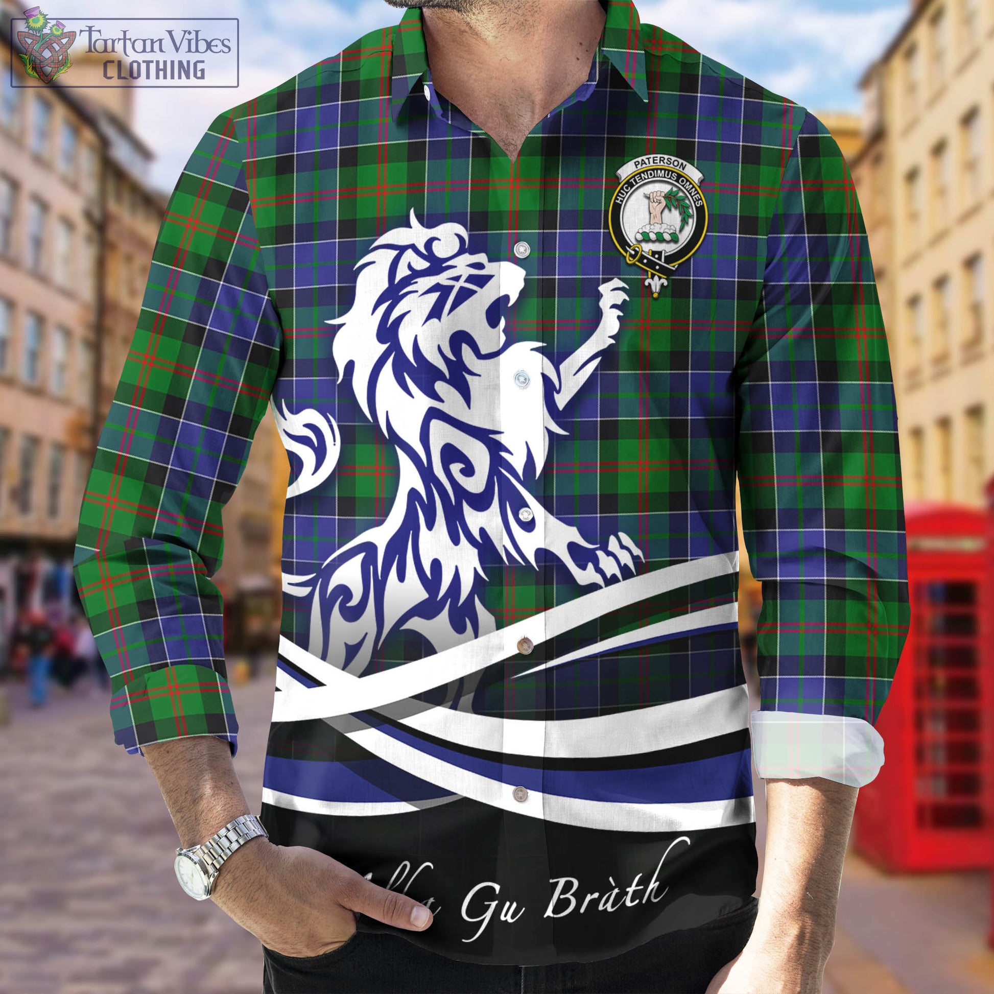 paterson-tartan-long-sleeve-button-up-shirt-with-alba-gu-brath-regal-lion-emblem