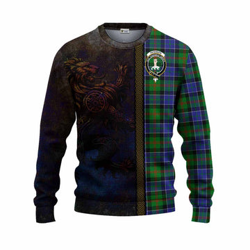 Paterson Tartan Family Crest Knitted Sweater Alba Gu Brath Be Brave Lion Ancient Style Unisex - Tartan Vibes Clothing