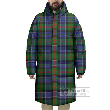 Paterson Tartan Long Down Jacket