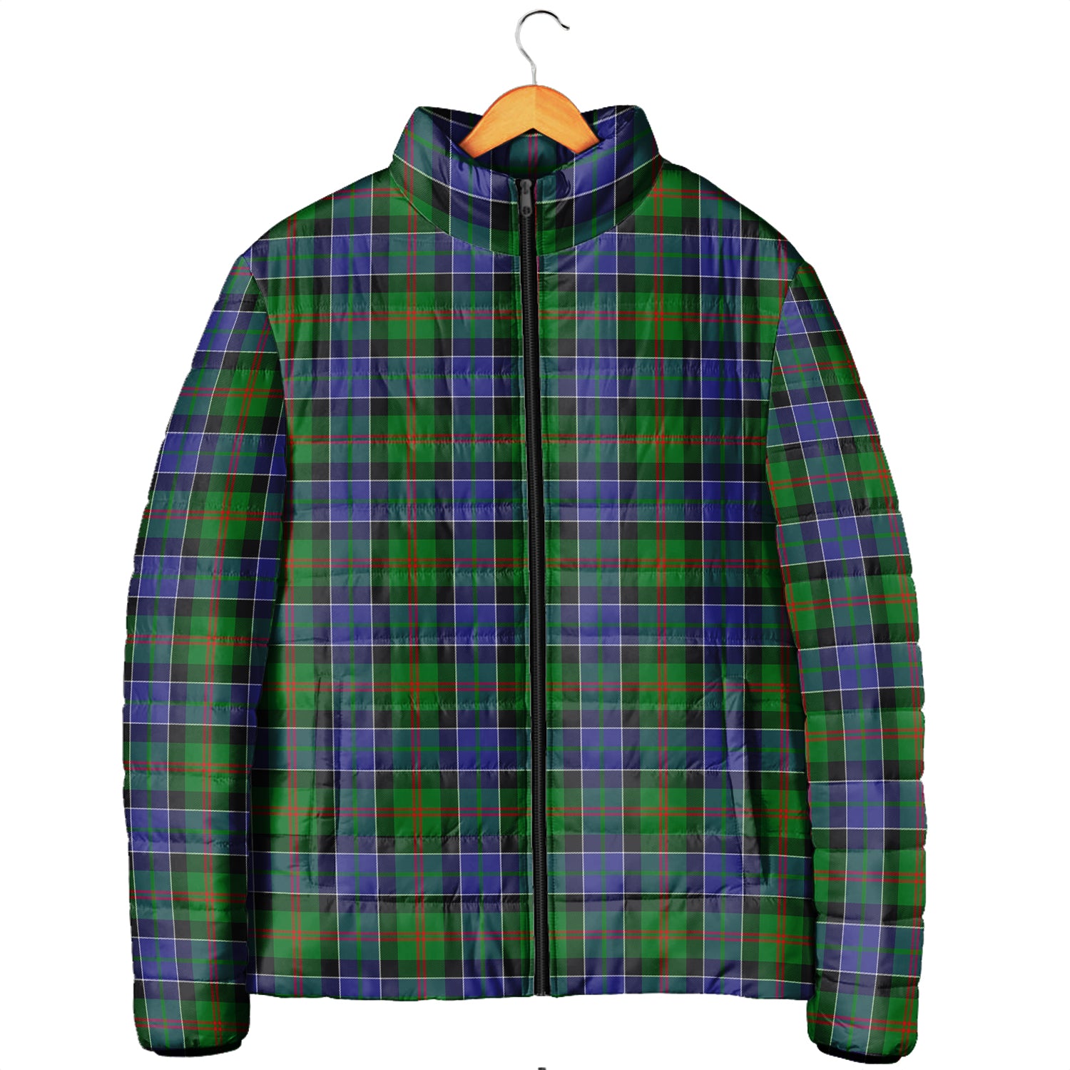 Paterson Tartan Padded Jacket Men's Padded Jacket - Tartan Vibes Clothing