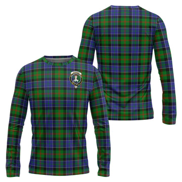 Paterson Tartan Long Sleeve T-Shirt with Family Crest