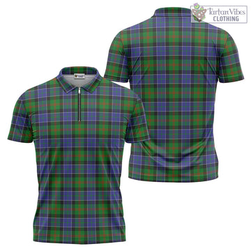 Paterson Tartan Zipper Polo Shirt