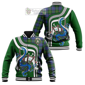 Paterson Tartan Baseball Jacket with Epic Bagpipe Style