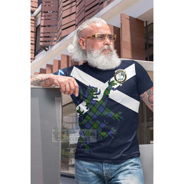 Paterson Tartan Lion Rampant Cotton T-shirt Proudly Display Your Heritage with Alba Gu Brath and Clan Name