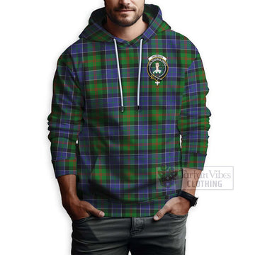 Paterson Tartan Hoodie with Family Crest Celtic Skull Style