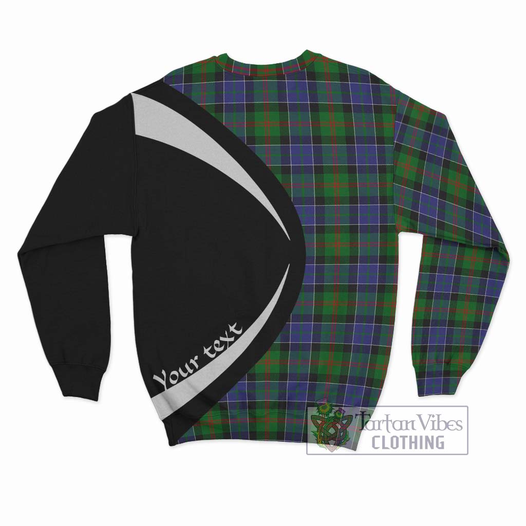 Paterson Tartan Sweatshirt with Family Crest Circle Style - Tartan Vibes Clothing