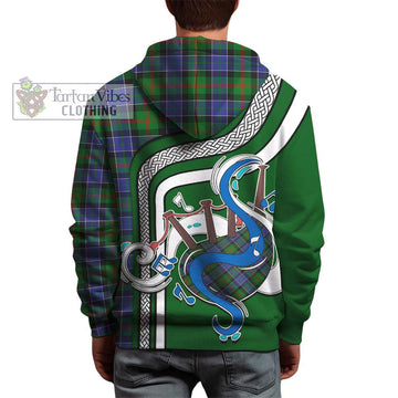 Paterson Tartan Hoodie with Epic Bagpipe Style