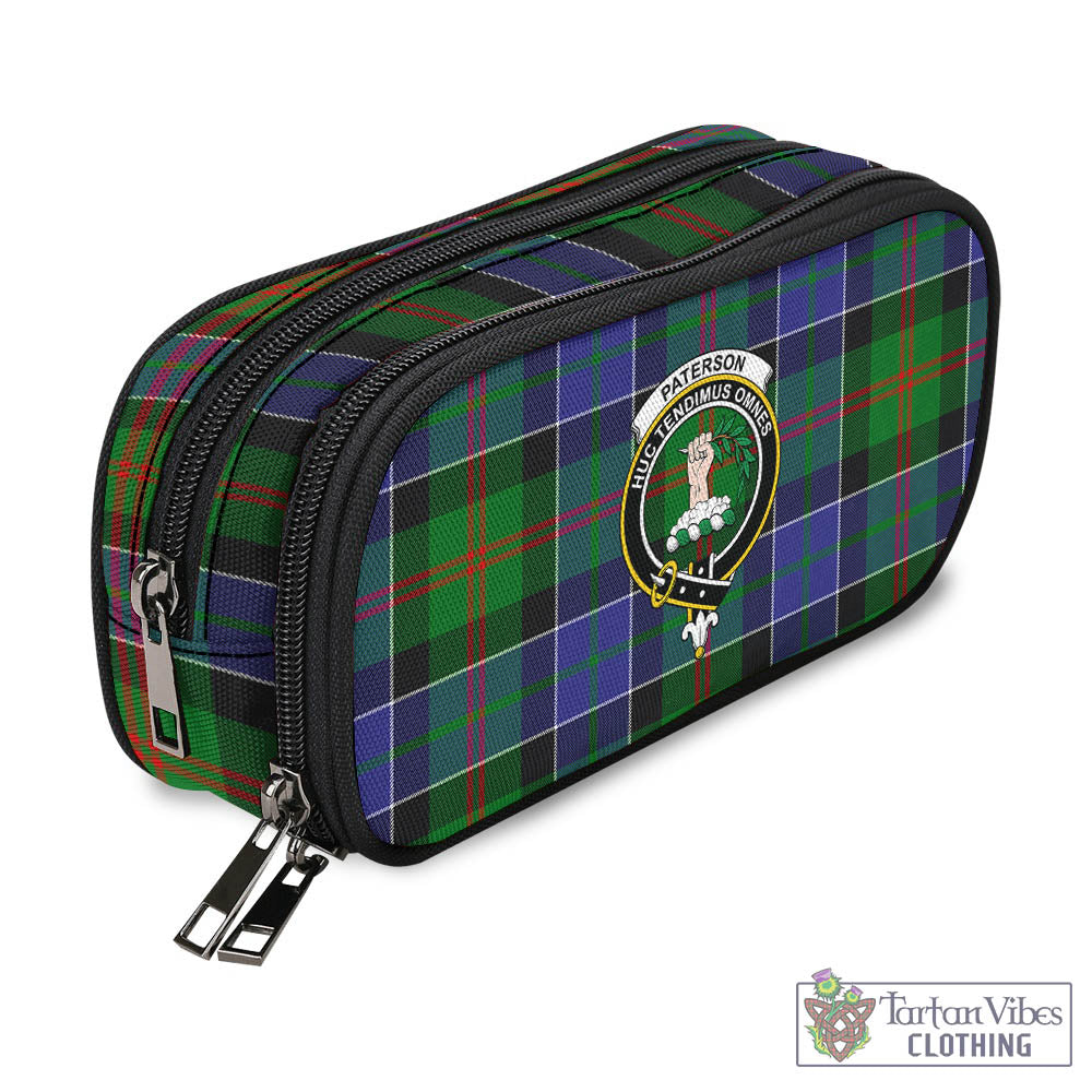 Tartan Vibes Clothing Paterson Tartan Pen and Pencil Case with Family Crest