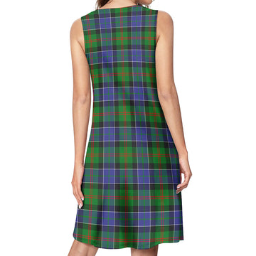 Paterson Tartan Womens Casual Dresses