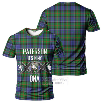 Paterson Tartan T-Shirt with Family Crest DNA In Me Style