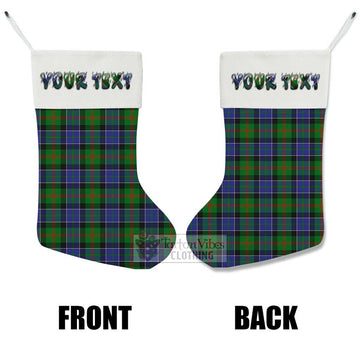 Paterson Tartan Christmas Stocking with Personalized Text