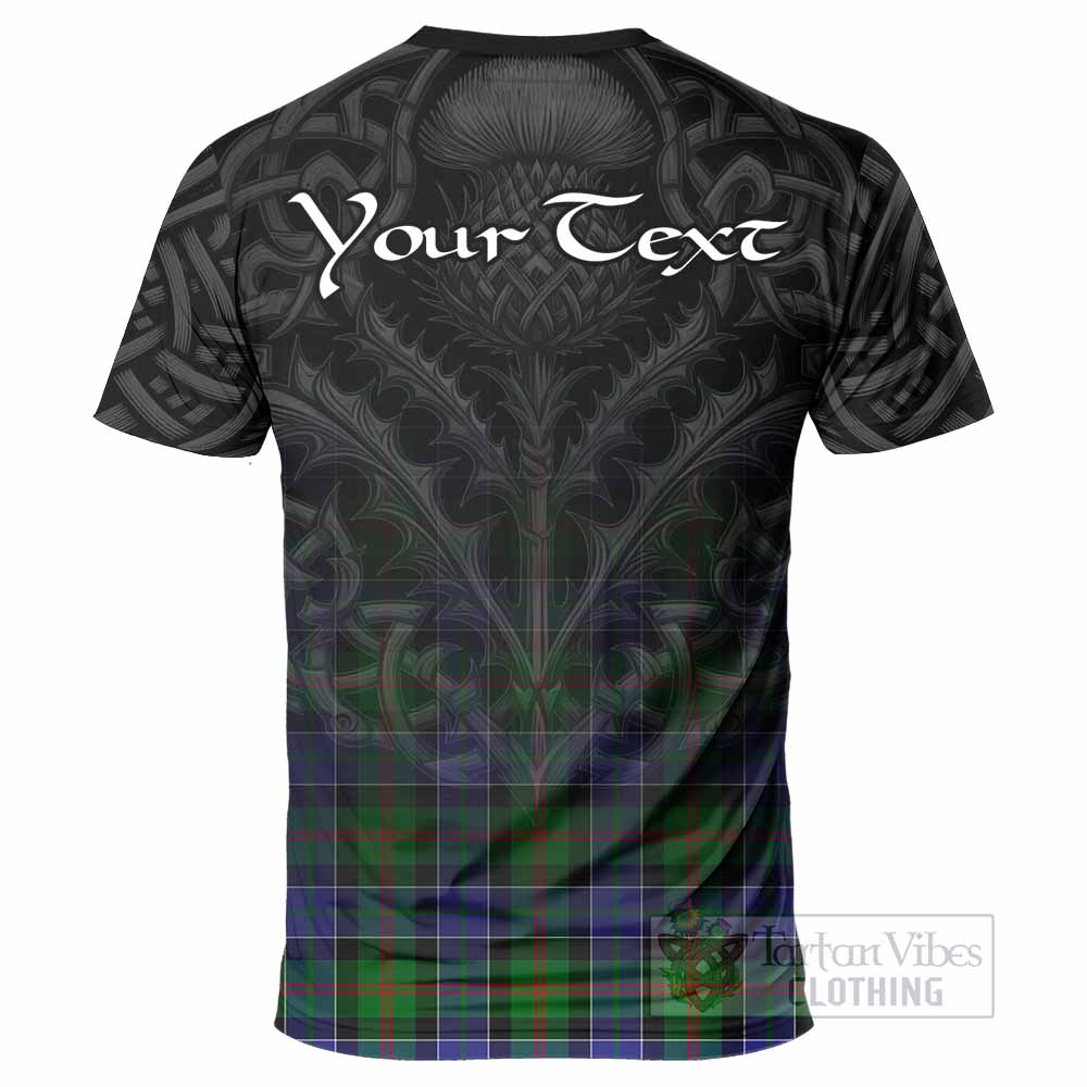 Tartan Vibes Clothing Paterson Tartan T-Shirt with Family Crest Celtic Thistle Vibes