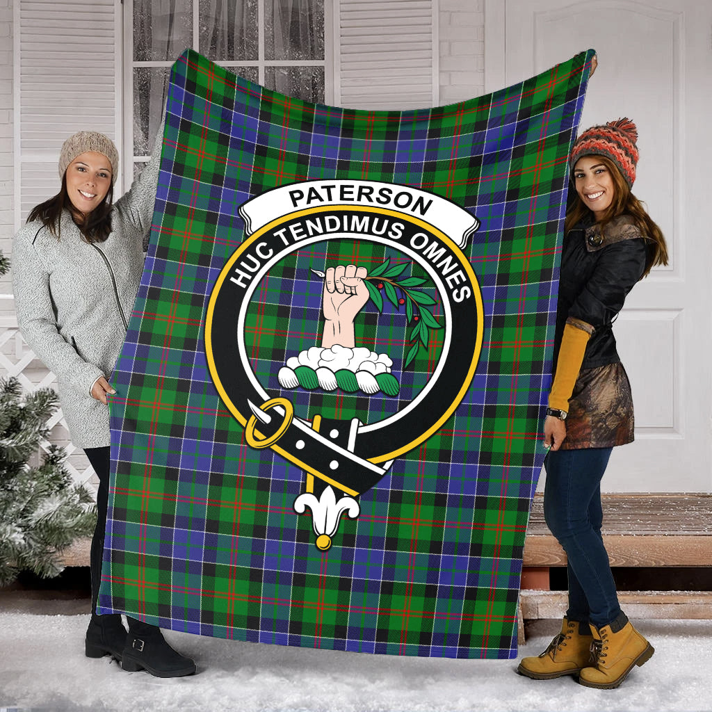 paterson-tartab-blanket-with-family-crest