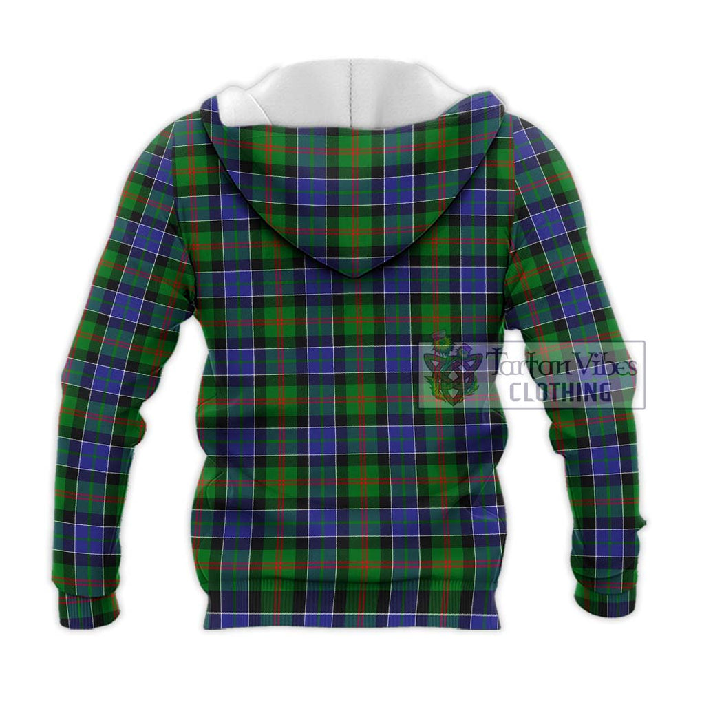 Paterson Tartan Knitted Hoodie with Family Crest DNA In Me Style - Tartanvibesclothing Shop