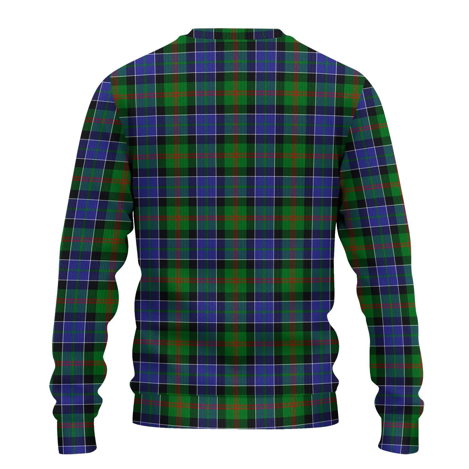 Paterson Tartan Knitted Sweater with Family Crest - Tartanvibesclothing