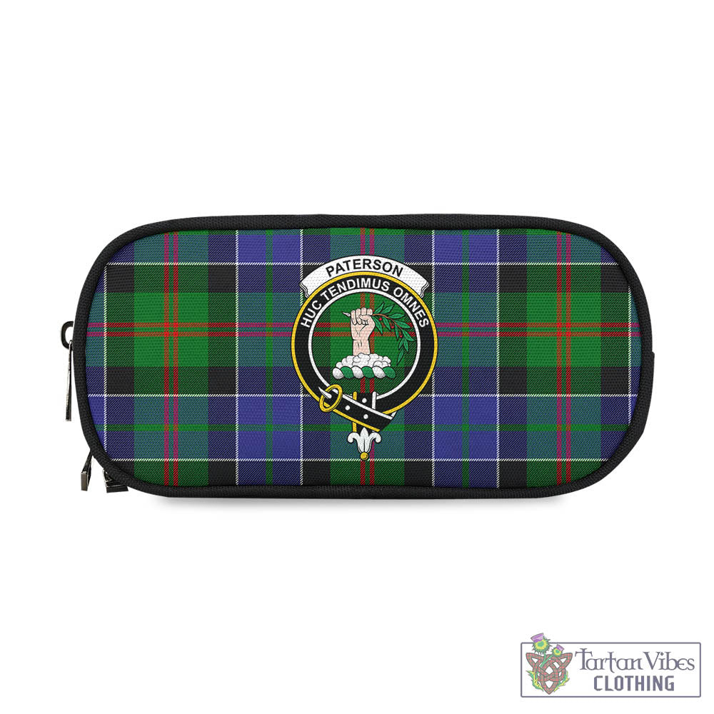 Tartan Vibes Clothing Paterson Tartan Pen and Pencil Case with Family Crest