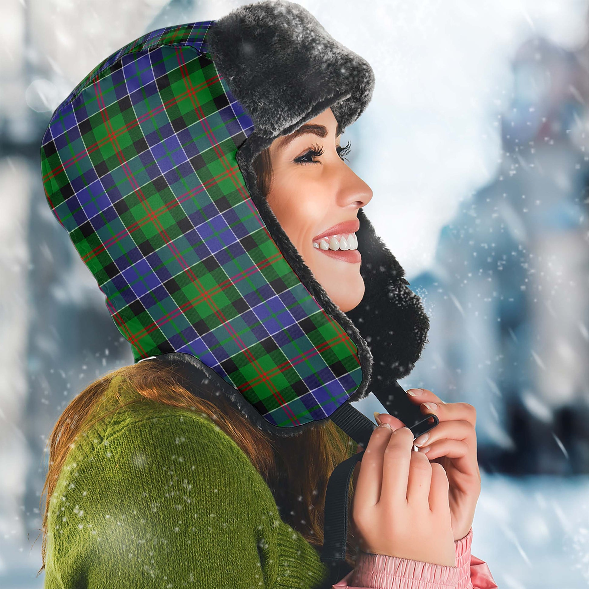 Paterson Tartan Winter Trapper Hat - Tartanvibesclothing