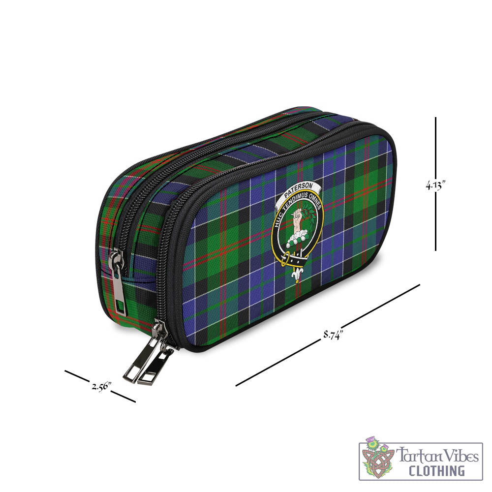 Tartan Vibes Clothing Paterson Tartan Pen and Pencil Case with Family Crest