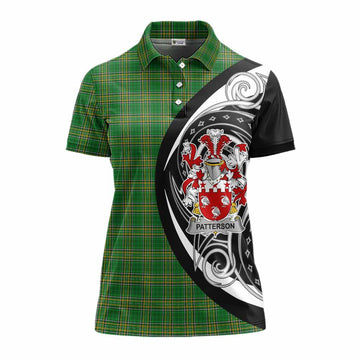Patterson Irish Clan Women's Polo Shirt Celtic Circle Style Women - Tartan Vibes Clothing