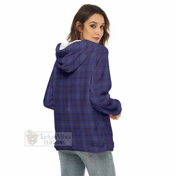 Payne Tartan Women's Borg Fleece Hoodie with Half Zip