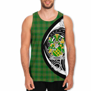 Pearse Irish Clan Men's Tank Top Celtic Circle Style Men - Tartan Vibes Clothing