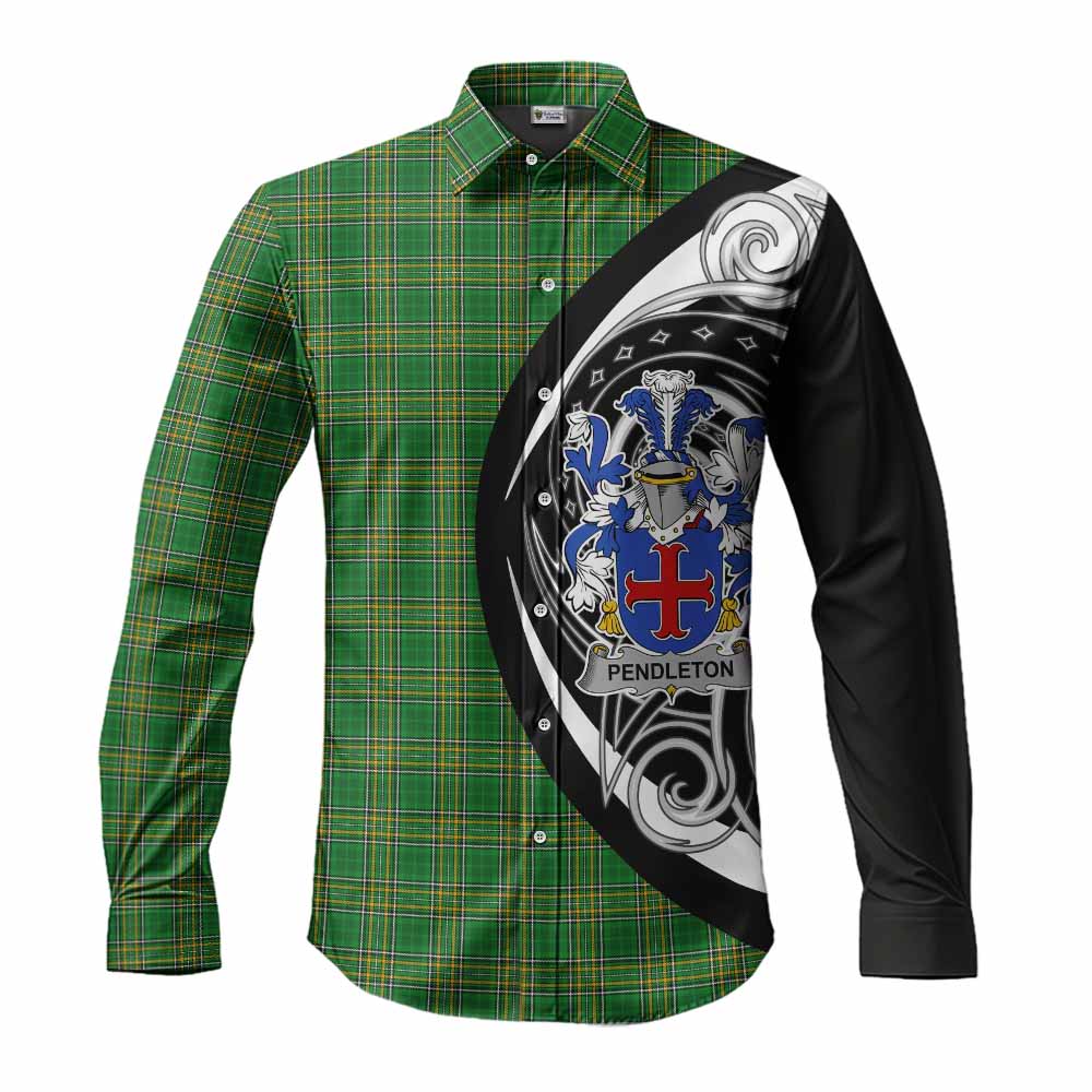 Pendleton Irish Clan Long Sleeve Button Shirt Celtic Circle Style Men's Shirt S - Tartan Vibes Clothing