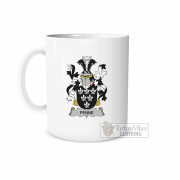 Penne Irish Clan Coat of Arms Ceramic Mug